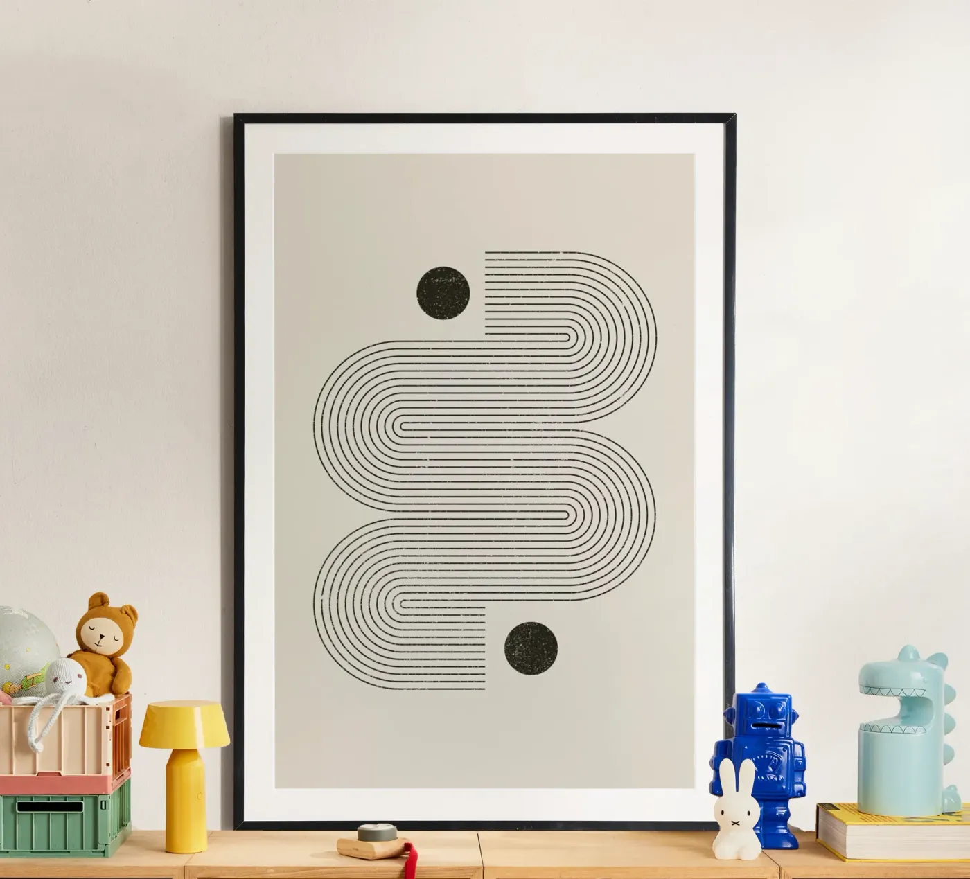 Rainbow poster van Mottos by Sinan Saydik