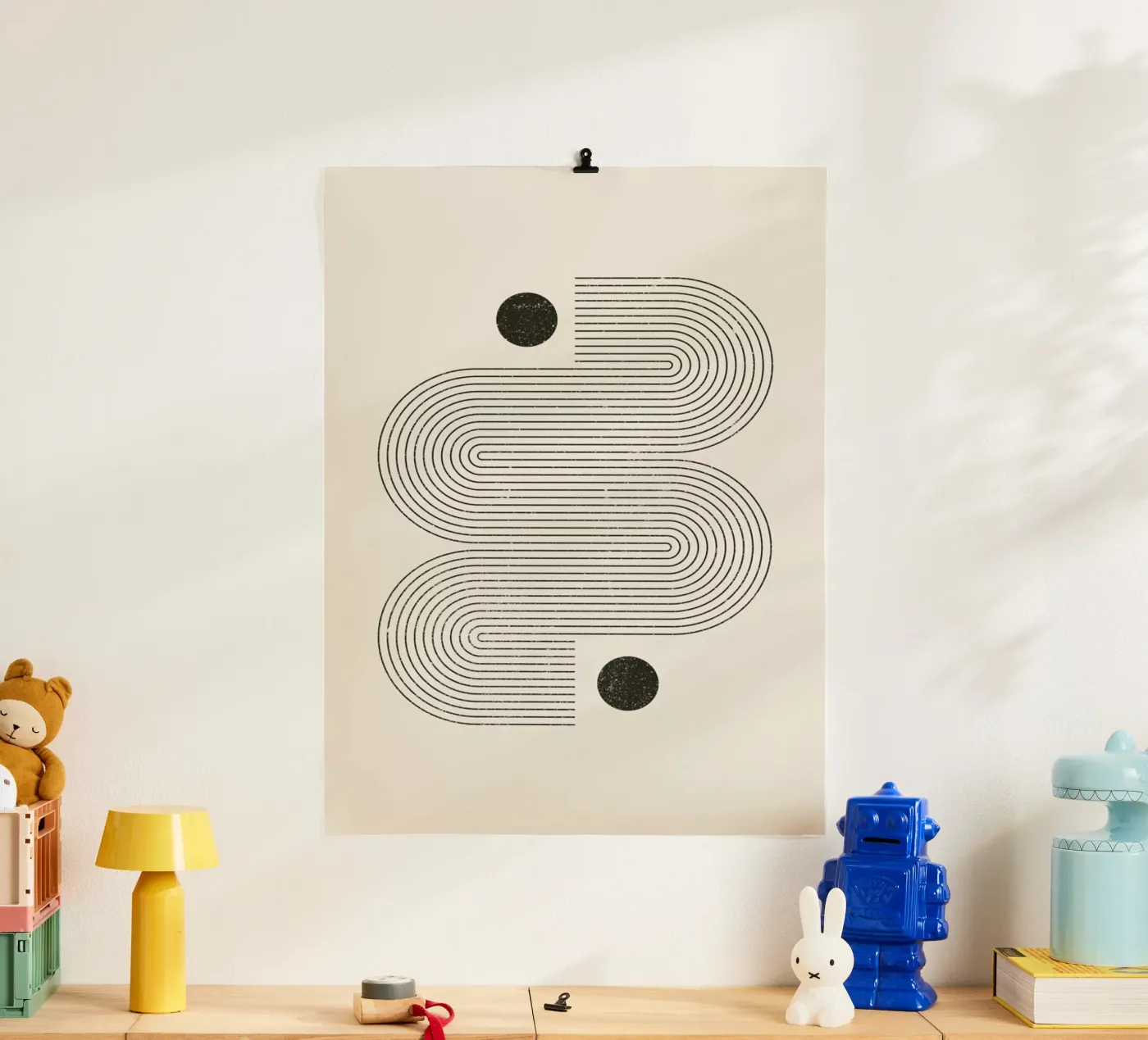 Rainbow poster van Mottos by Sinan Saydik