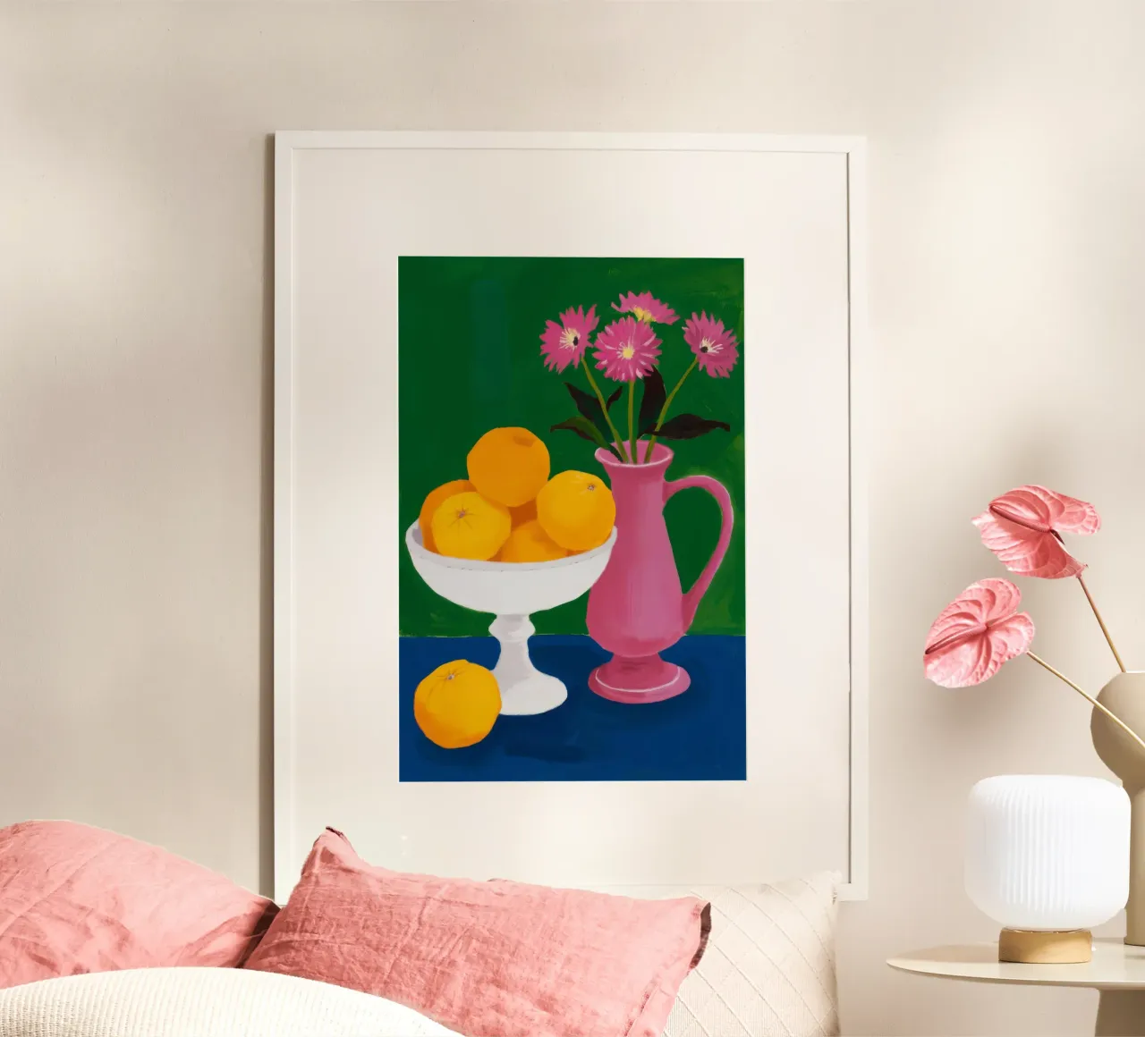 Harmonie florale d'agrumes poster de Jasper Rune
