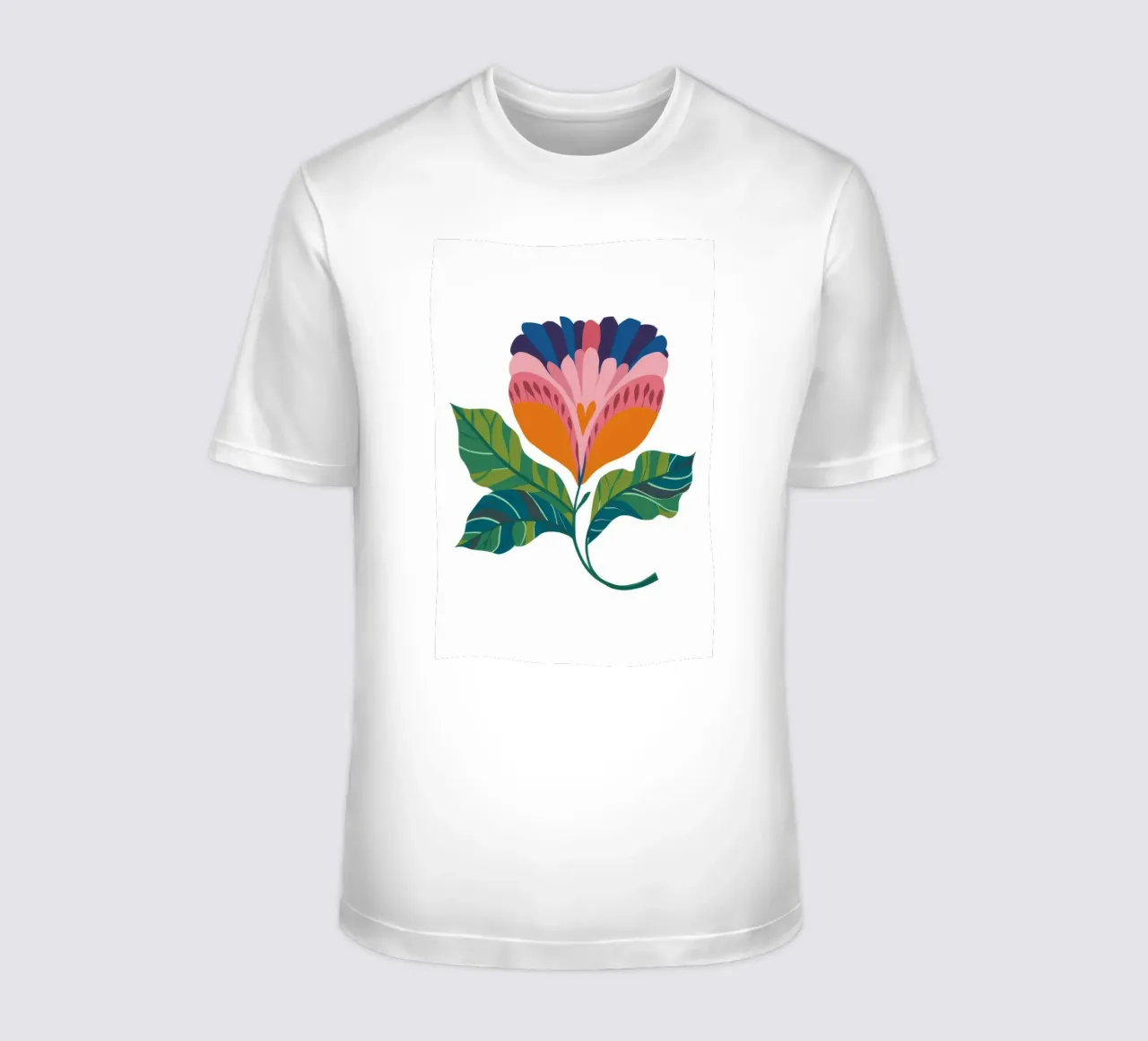 Elegant Abstract Bloom t-shirt by Ember Stone