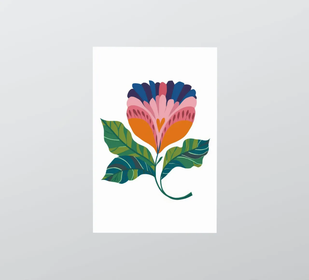 Elegant Abstract Bloom sticker by Ember Stone