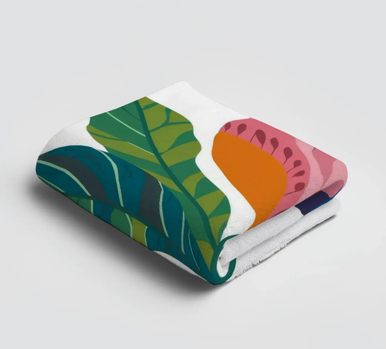 Elegant Abstract Bloom towel by Ember Stone