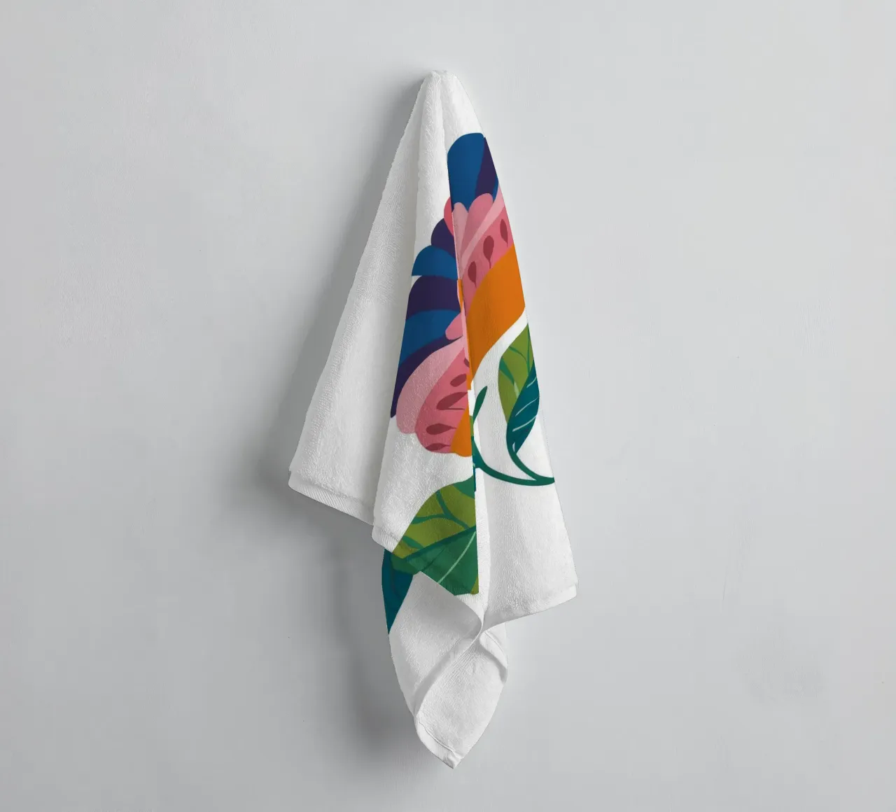 Elegant Abstract Bloom towel by Ember Stone