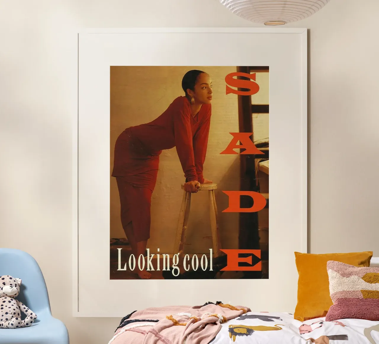 Sade Iconic Style poster con telaio in plastica da Attaboy Dsgn