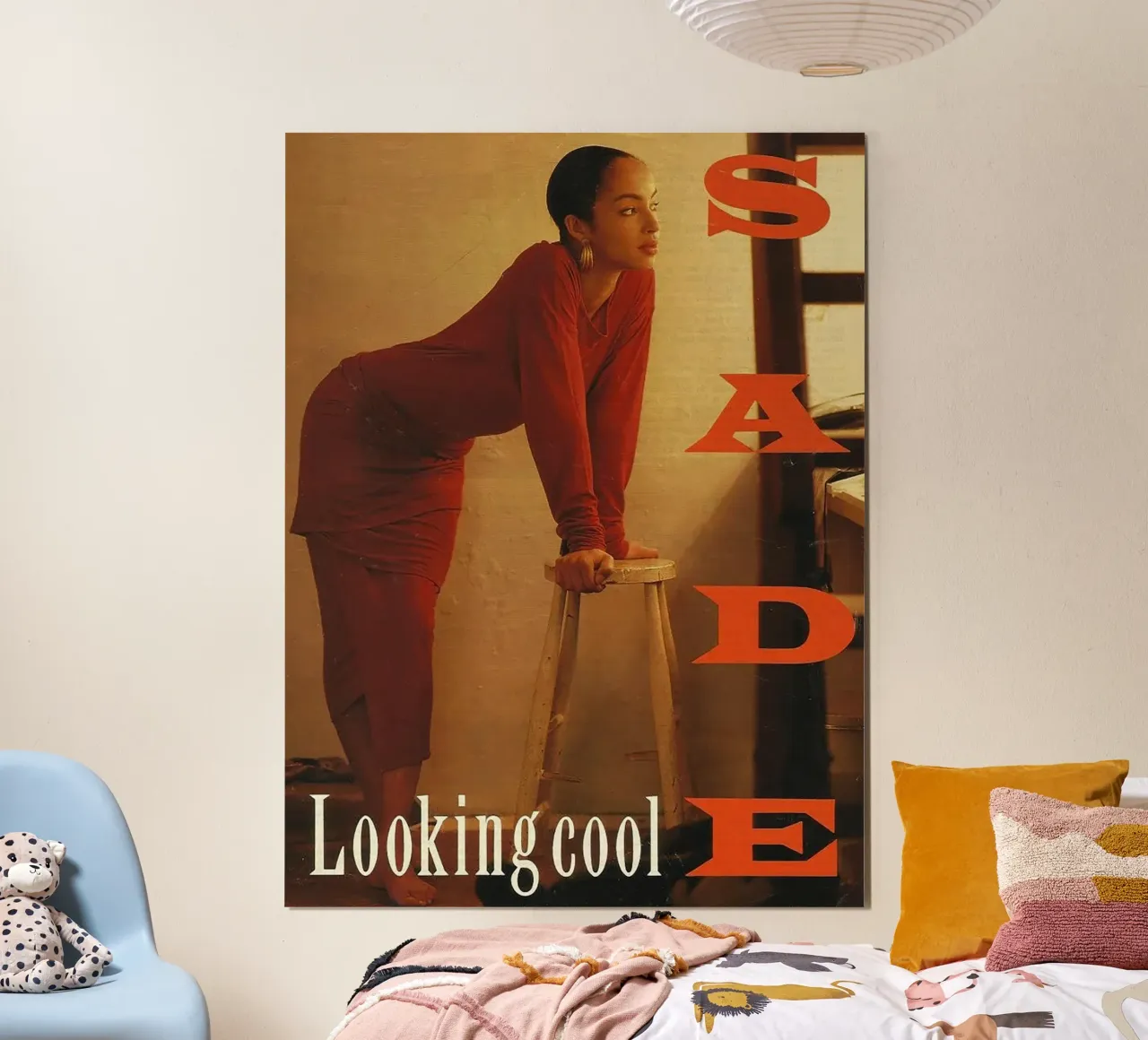 Sade Iconic Style poster con telaio in plastica da Attaboy Dsgn