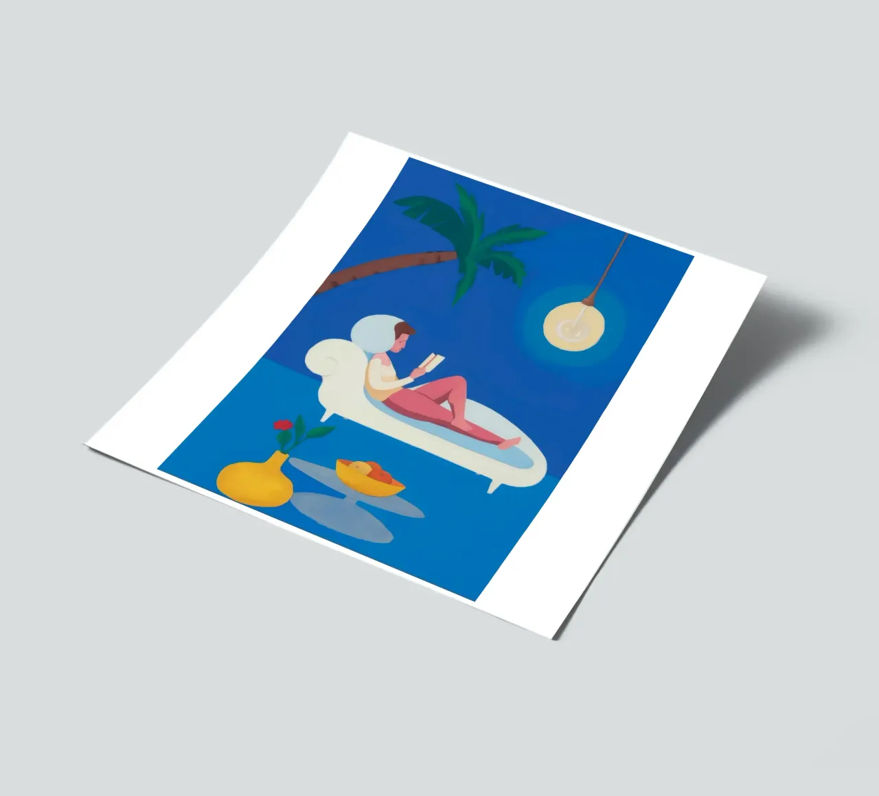 Palm Book Lounge sticker sheet by Aurora Muse