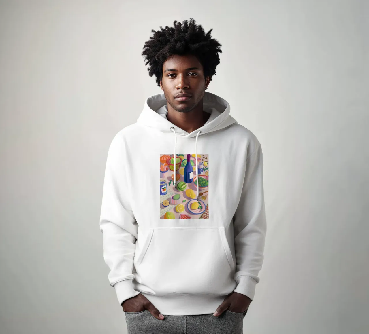 Abundant Table Feast hoodie by Jasper Rune