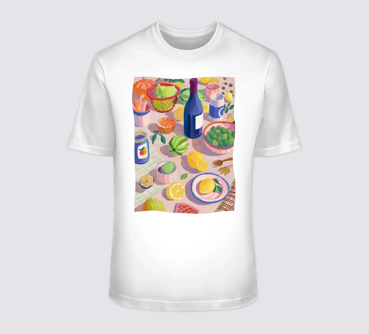 Abundant Table Feast t-shirt by Jasper Rune