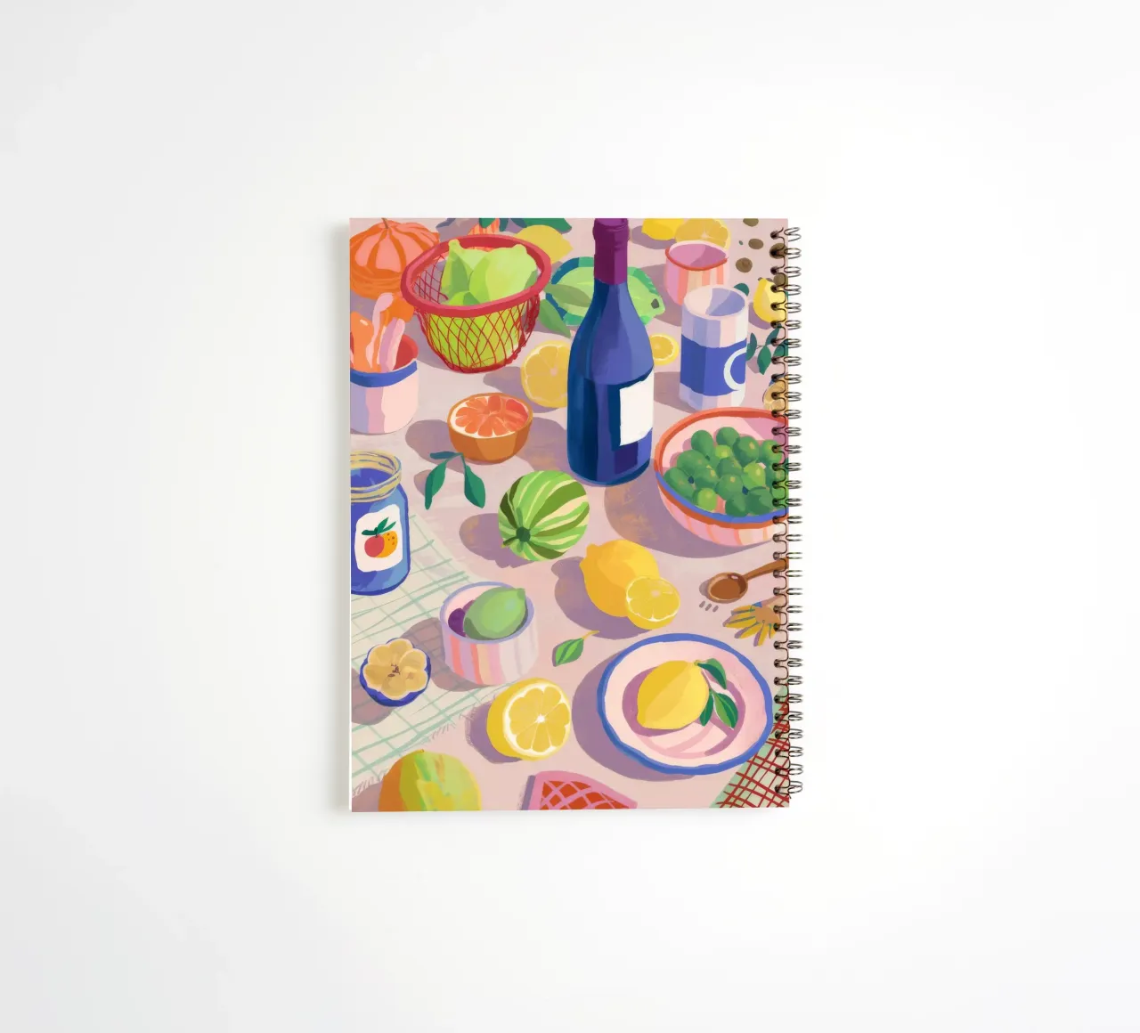Abundant Table Feast spiral notebook by Jasper Rune