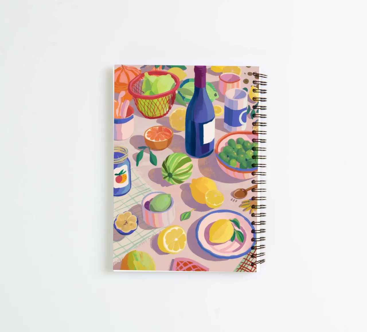 Abundant Table Feast spiral notebook by Jasper Rune