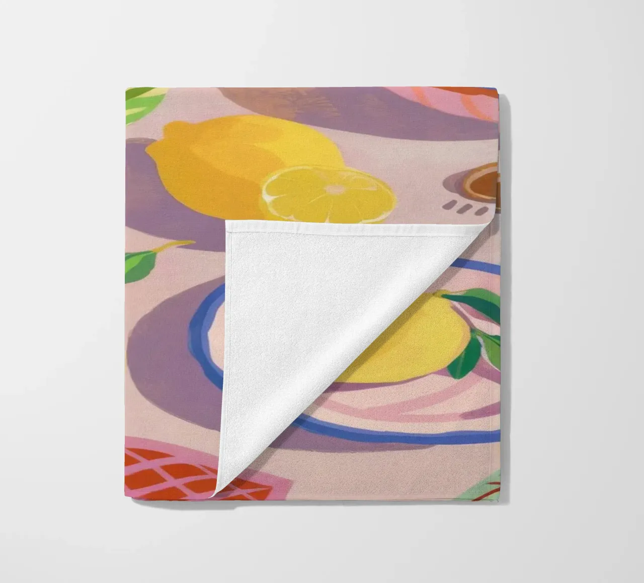 Abundant Table Feast beach towel by Jasper Rune