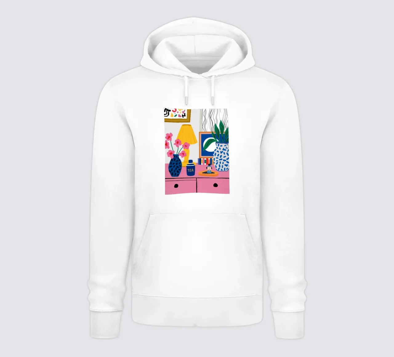 Rincón de lectura ecléctico sudadera con capucha de Ember Stone