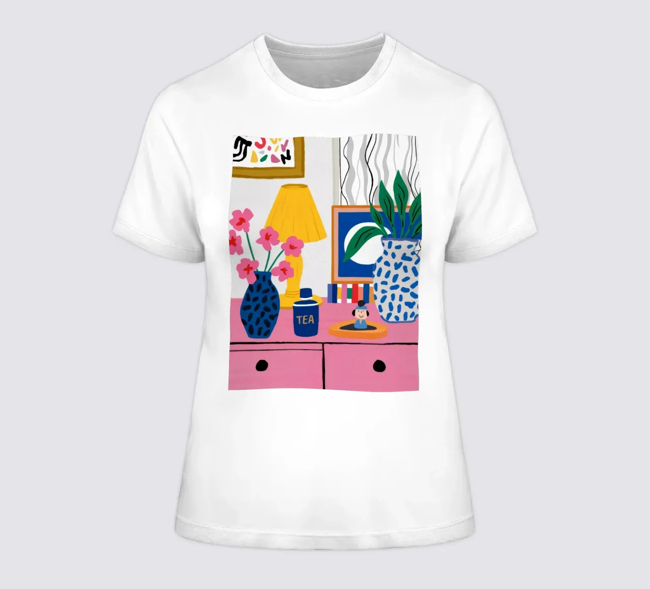 Coin lecture éclectique t-shirt ajusté pour femmes de Ember Stone