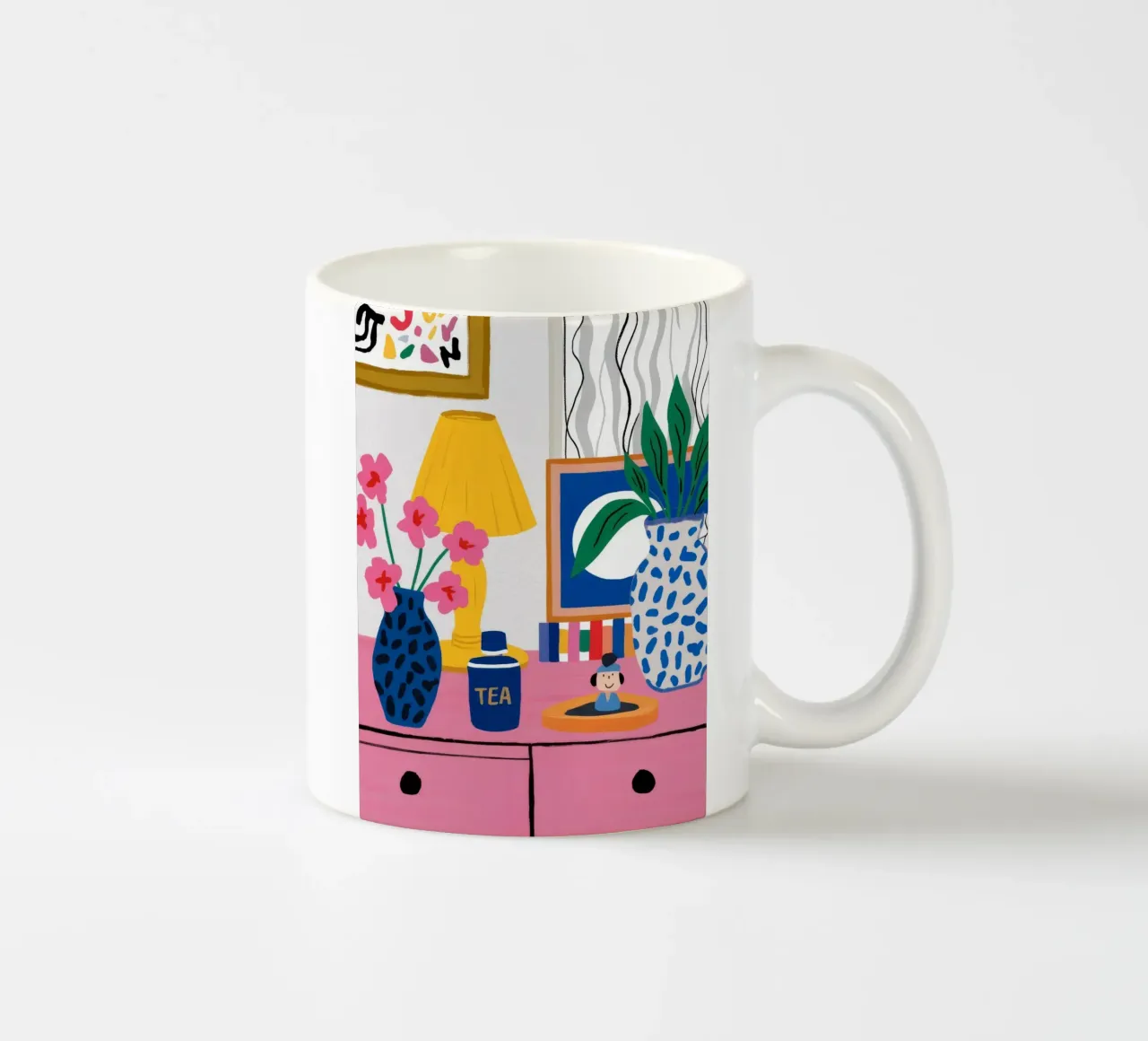 Coin lecture éclectique mug en céramique de Ember Stone