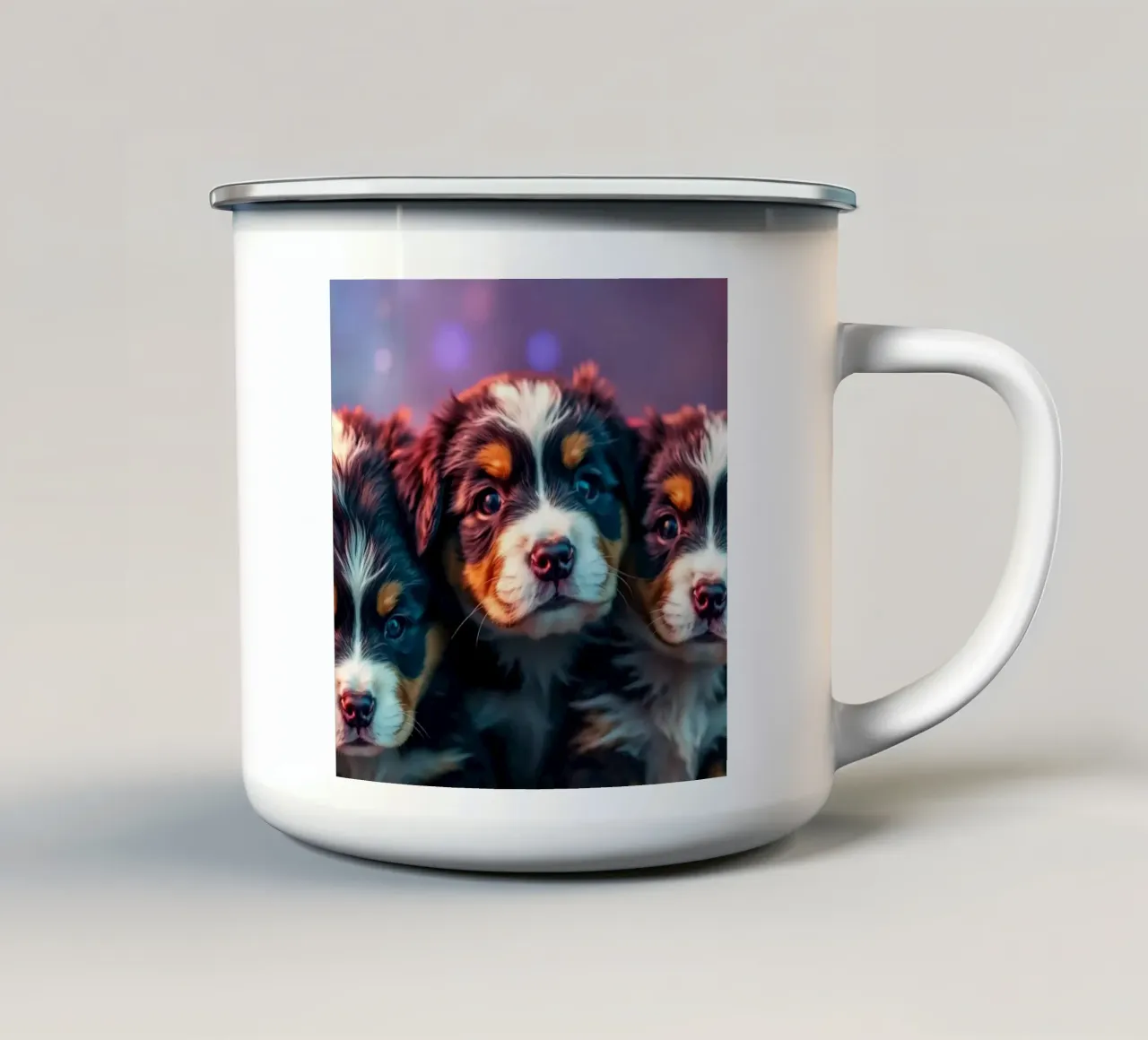 cuccioli carini #109 tazza in smalto da Yumis.Beargang.and.Me