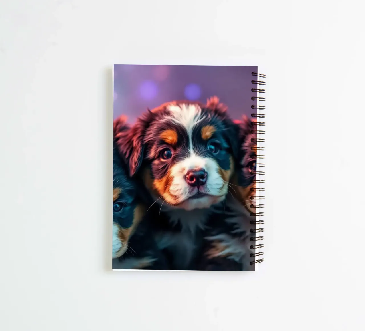 cute little puppies #109 spiral notebook by Yumis.Beargang.and.Me
