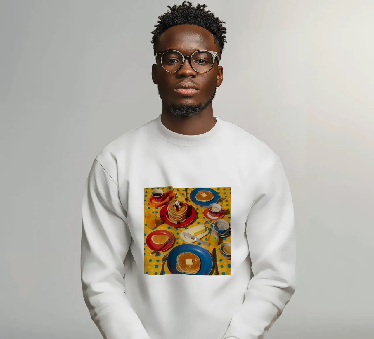 Gioia del mattino con i pancake felpa da Jasper Rune