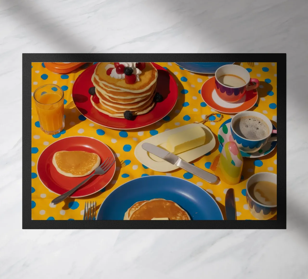 Gioia del mattino con i pancake zerbino da Jasper Rune