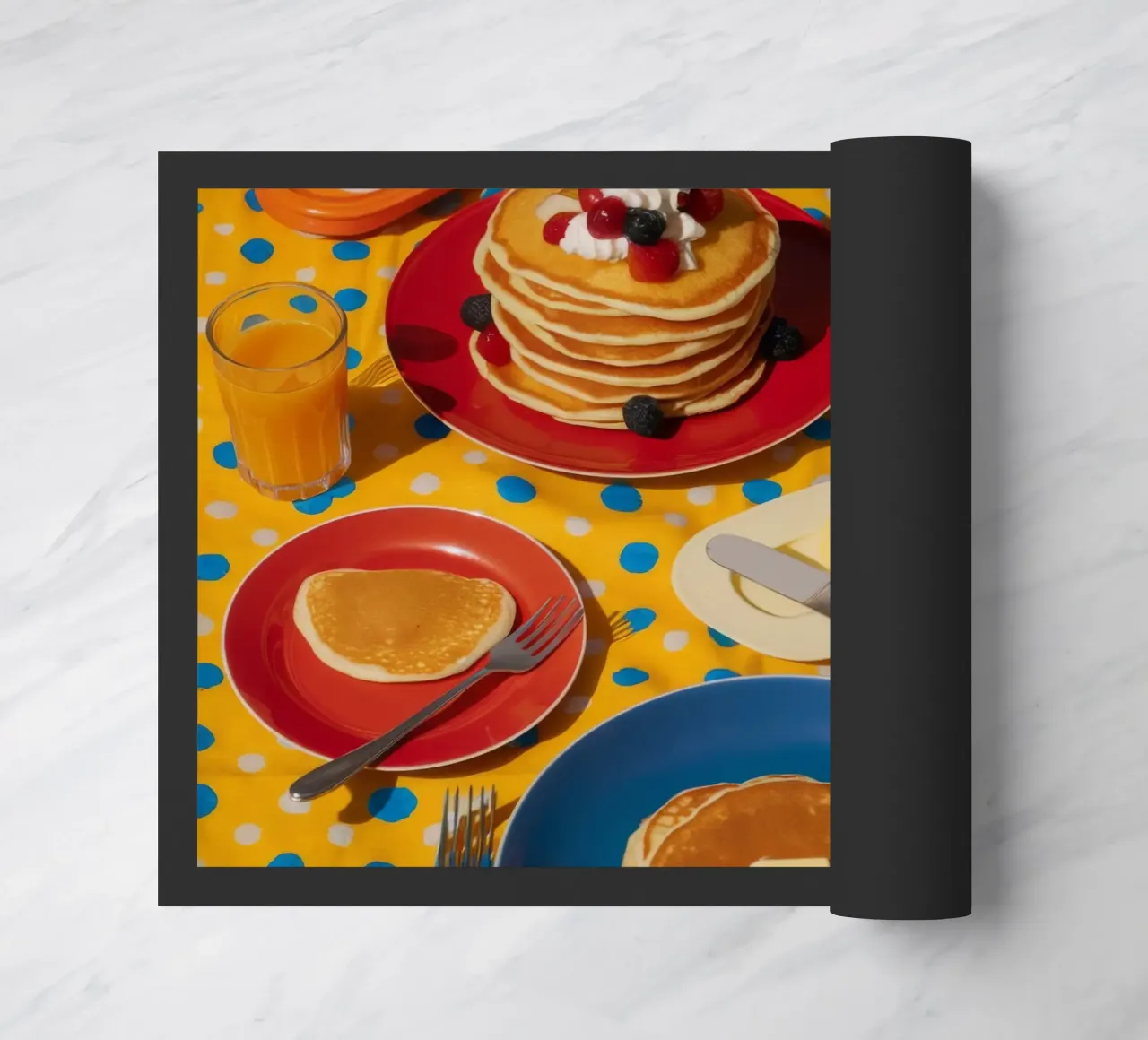 Gioia del mattino con i pancake zerbino da Jasper Rune