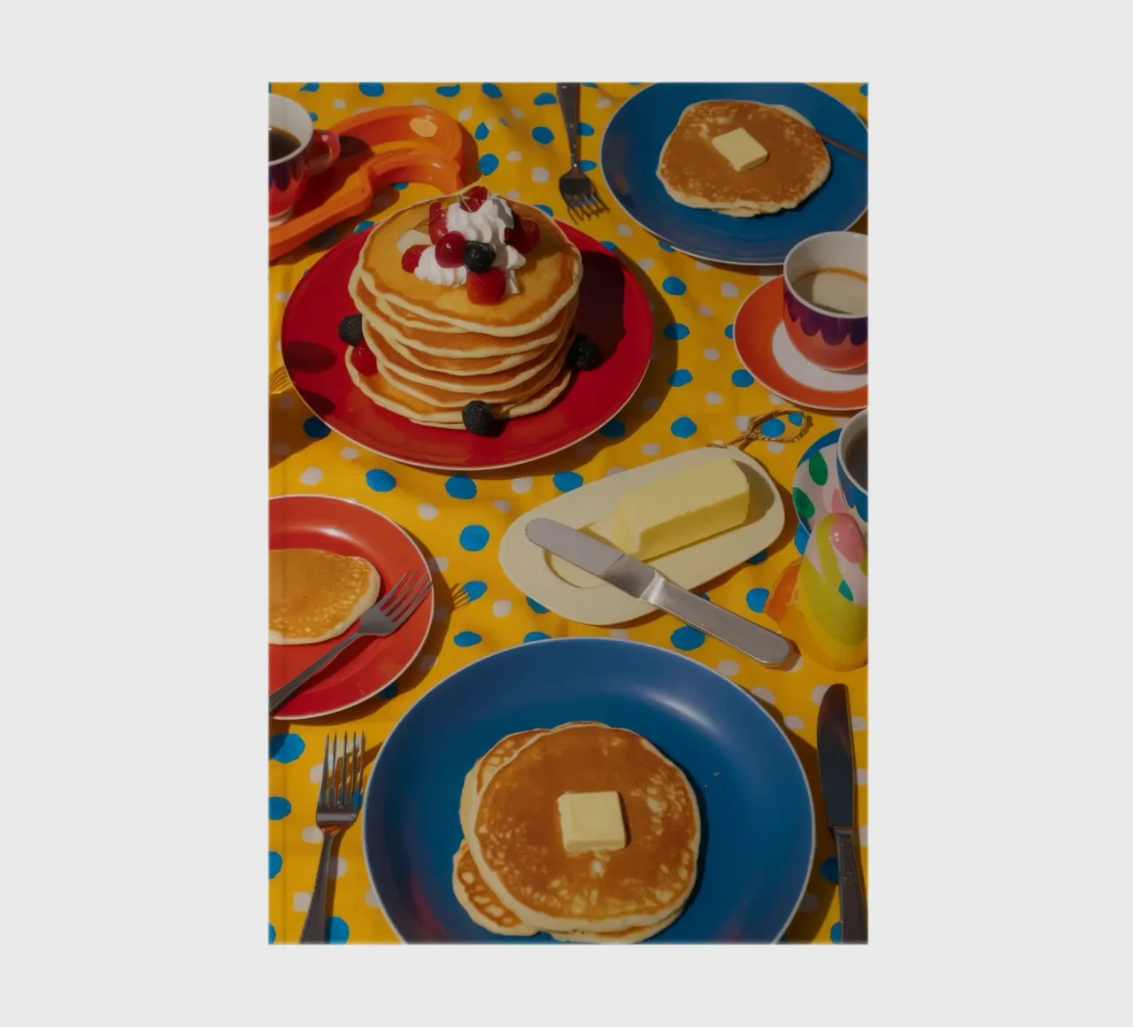 Gioia del mattino con i pancake diario da Jasper Rune