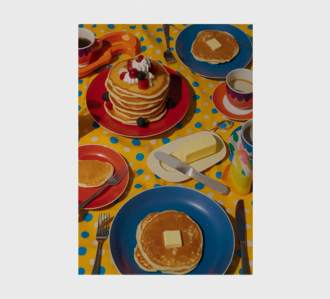 Gioia del mattino con i pancake diario da Jasper Rune