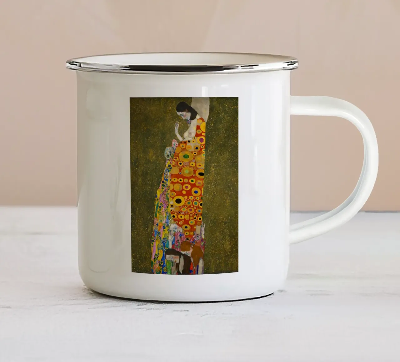 Esperanza II taza de esmalte de D1 Shop