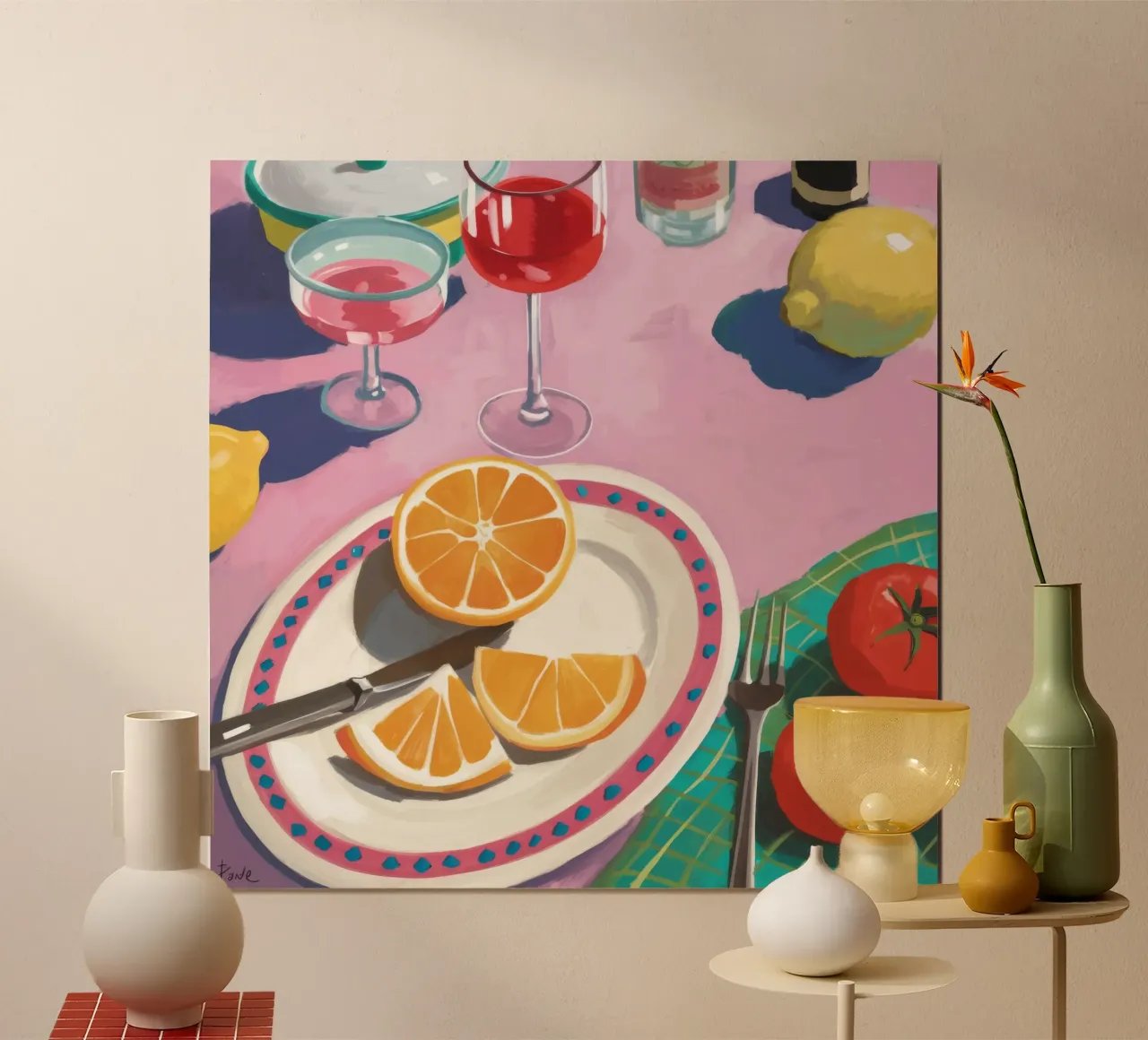 Brunch al sole e agli agrumi poster da Jasper Rune