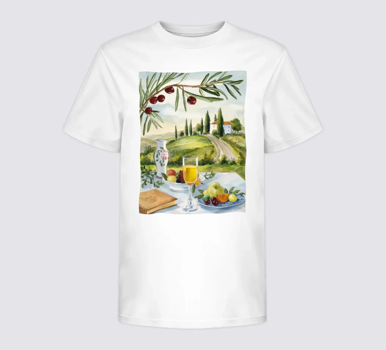 Sogno di un picnic in Toscana t-shirt bambini da Aurora Muse