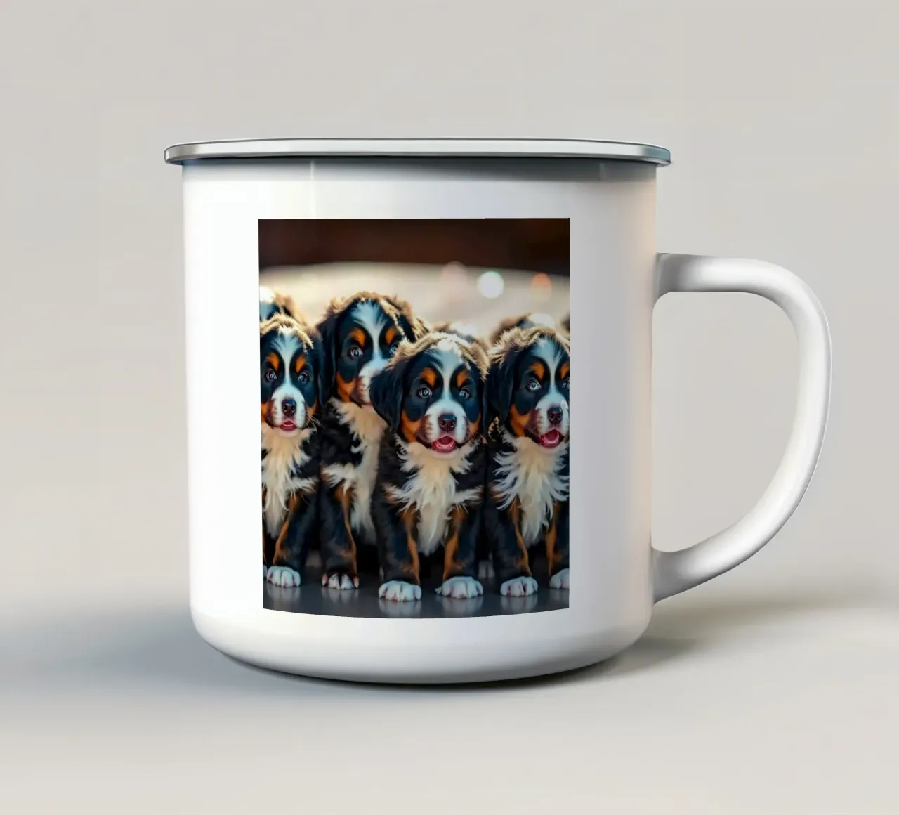 cuccioli carini #111 tazza in smalto da Yumis.Beargang.and.Me