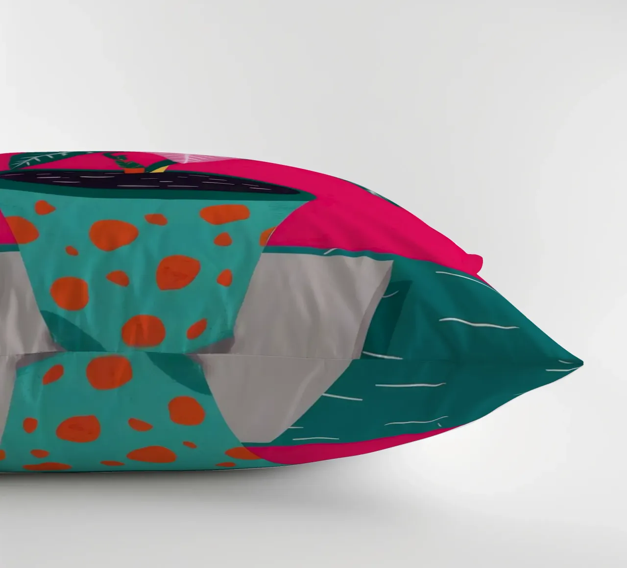 Fucsia Anthurium Pop cuscino da Ember Stone