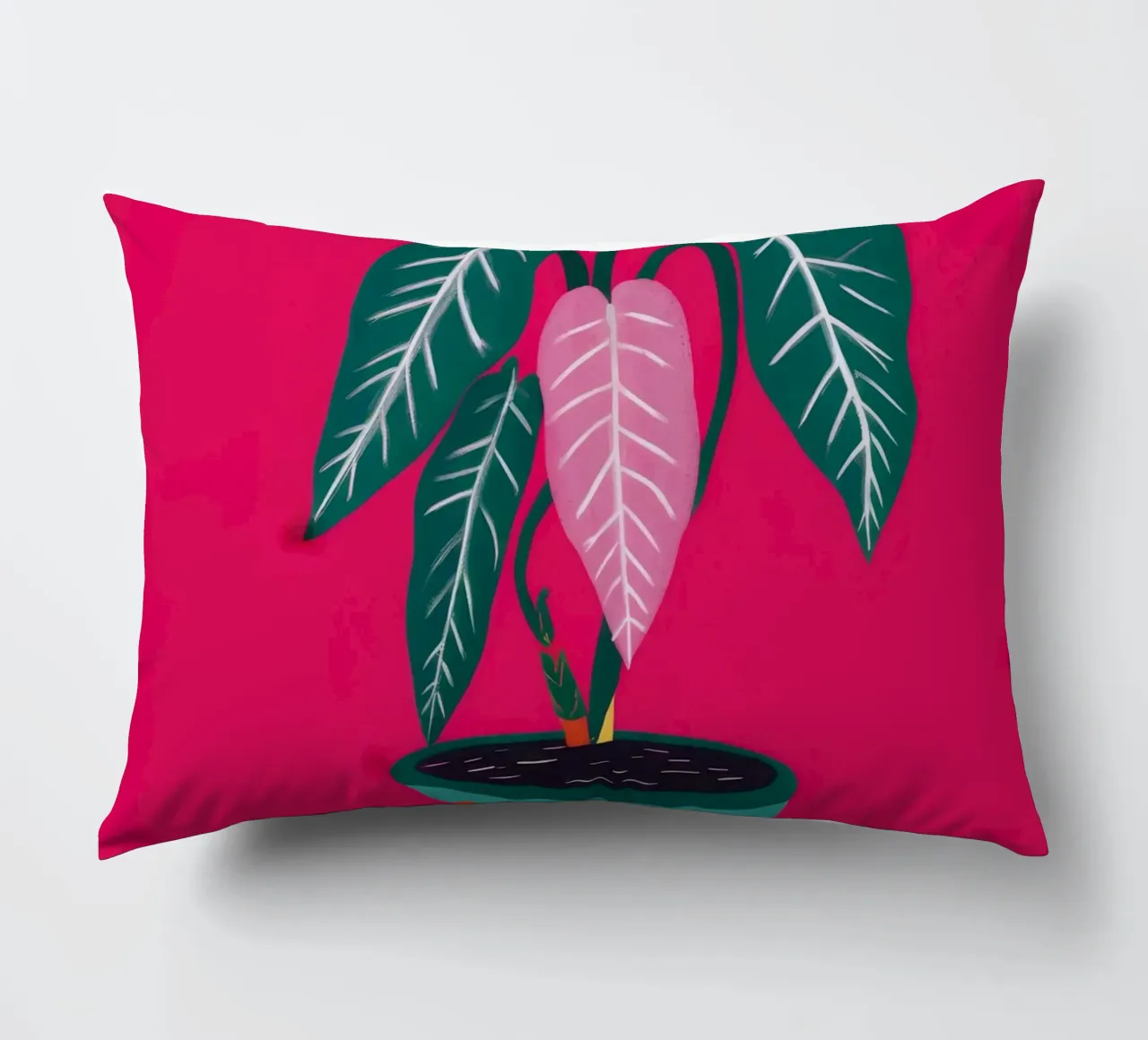 Fucsia Anthurium Pop cuscino da Ember Stone