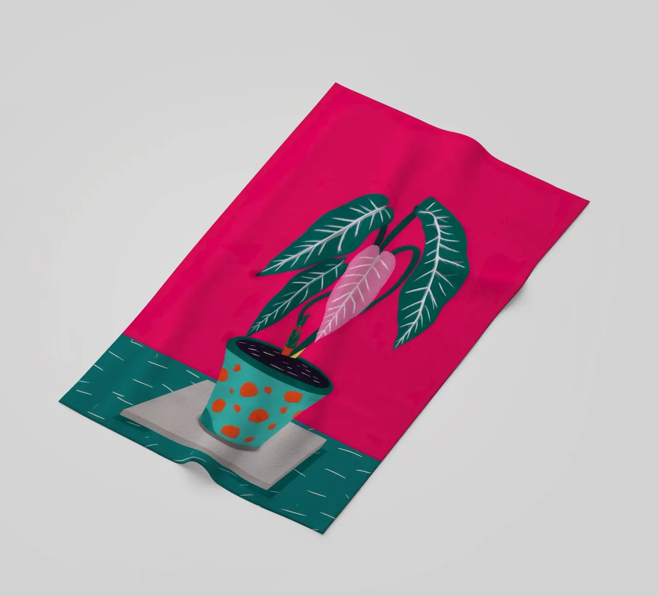 Fucsia Anthurium Pop telo mare da Ember Stone