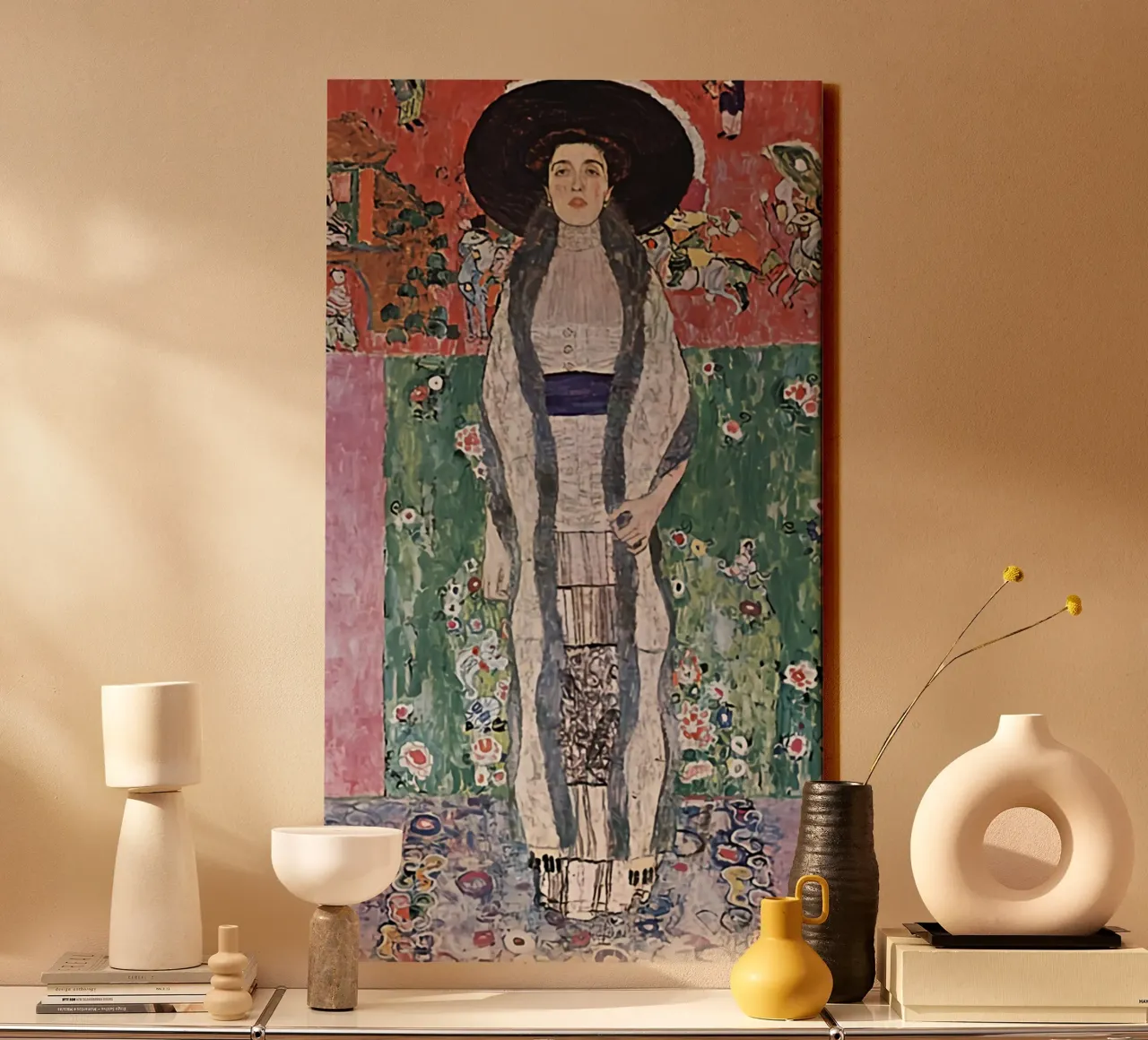Adele Bloch-Bauer II canvas met Baklijst van D1 Shop