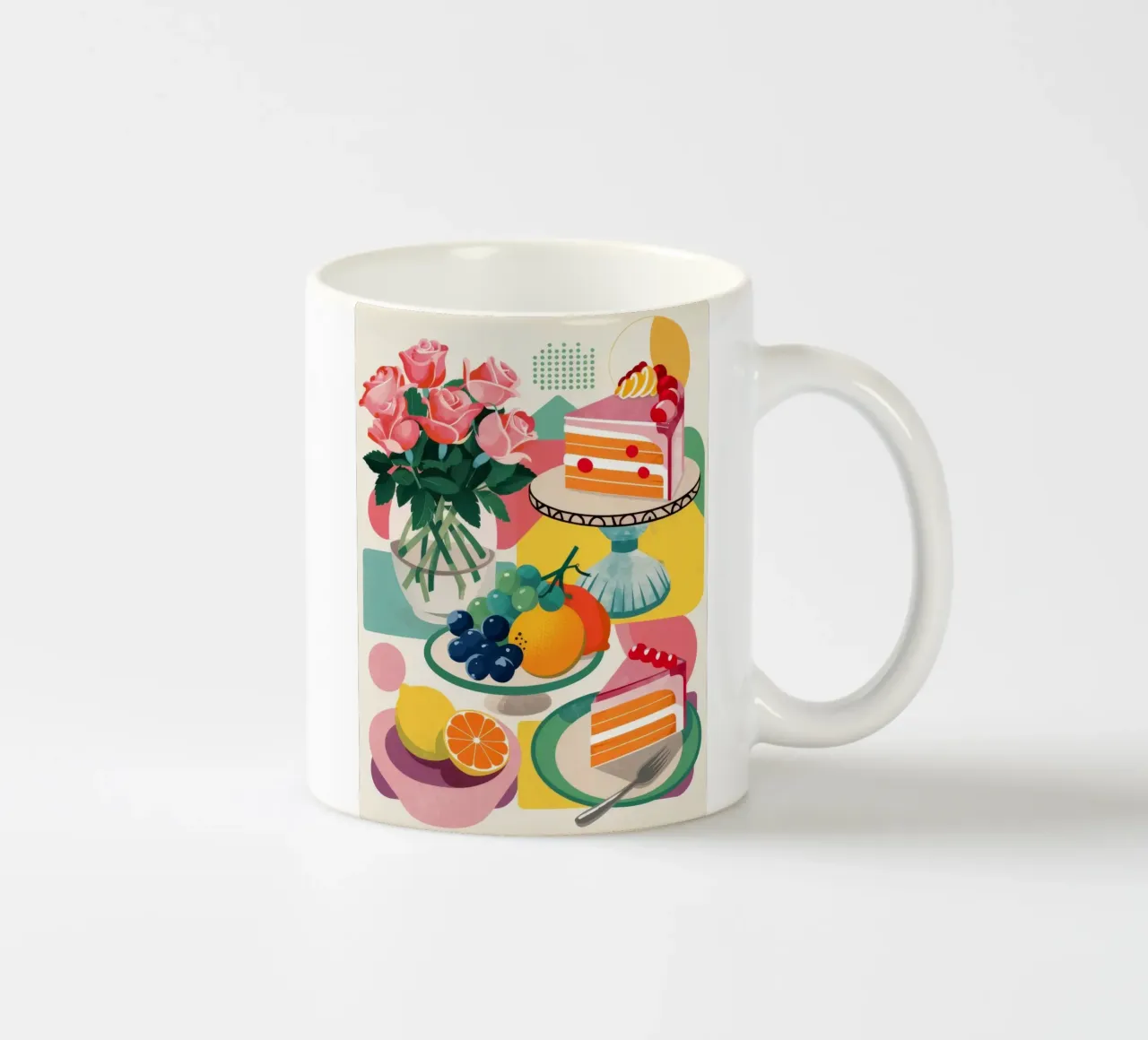 Dolce pomeriggio floreale tazza in ceramica da Jasper Rune