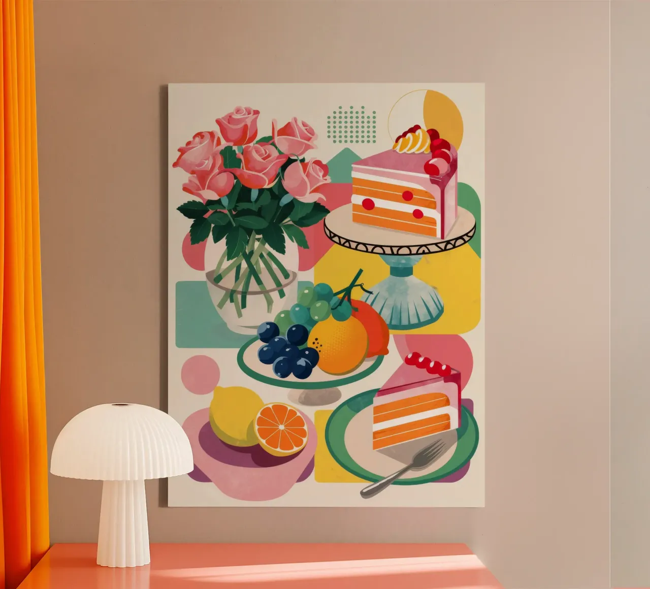 Douceur florale de l'après-midi toile avec Caisse américaine de Jasper Rune