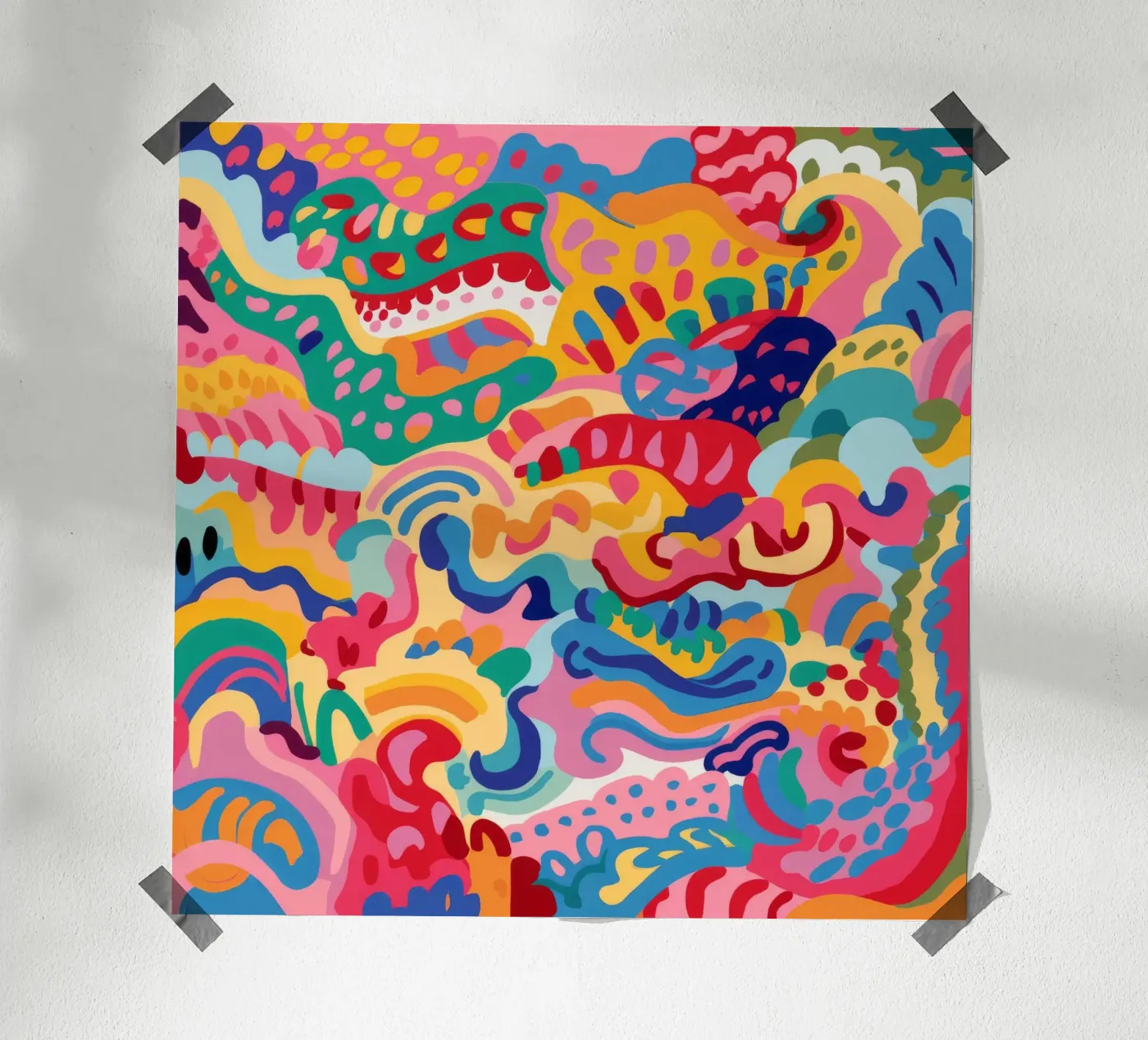 Chromatic Fluidity Dance poster by Ember Stone
