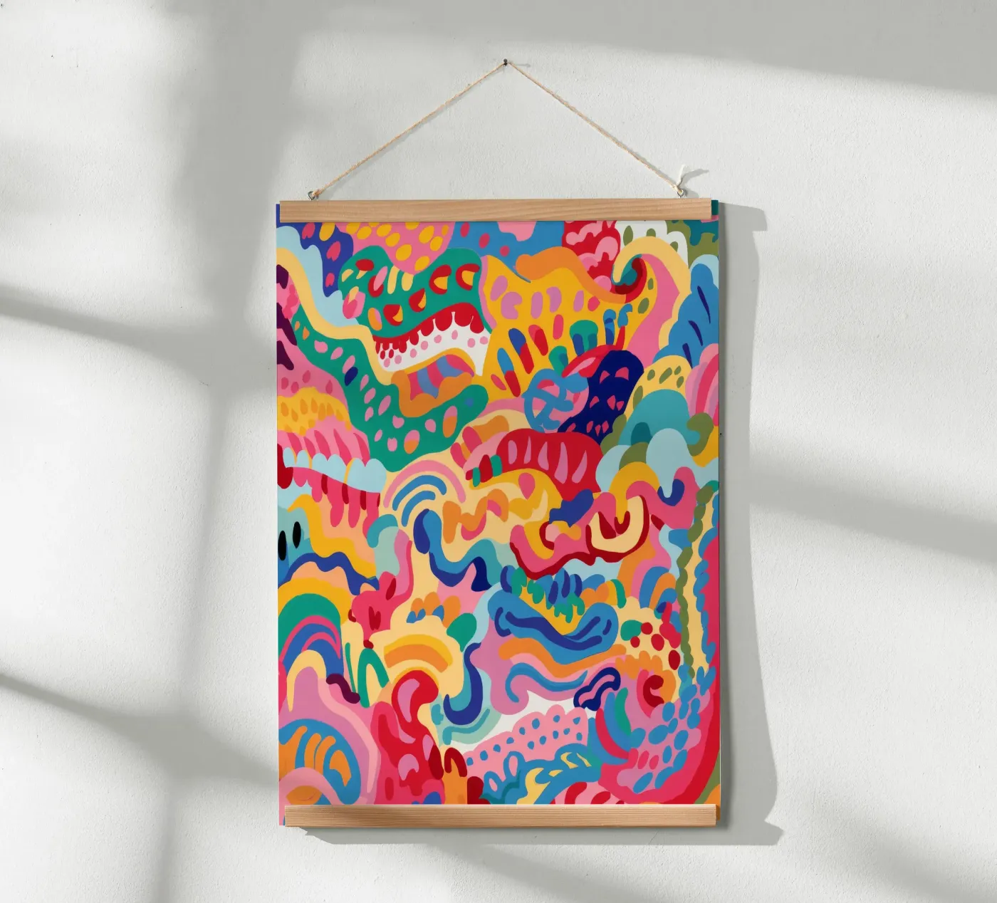Chromatic Fluidity Dance poster by Ember Stone