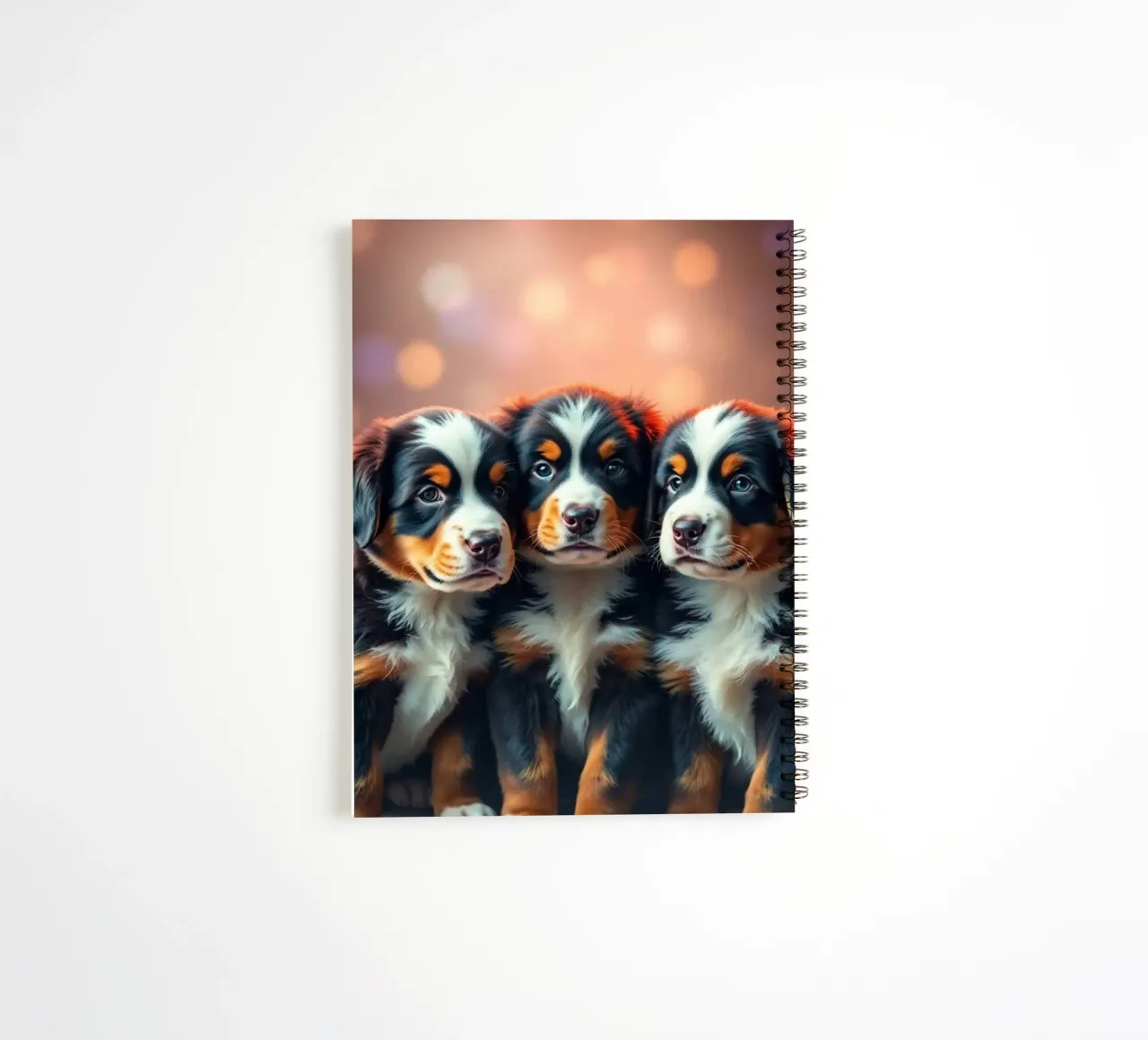cute little puppies #112 spiral notebook by Yumis.Beargang.and.Me