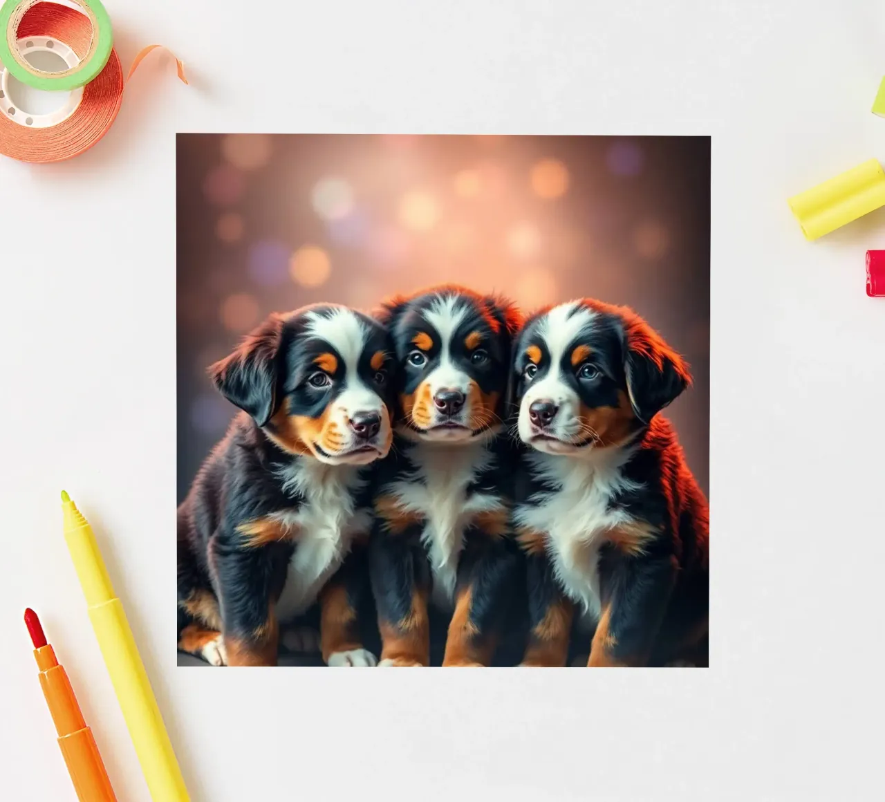 schattige puppy's #112 sticker van Yumis.Beargang.and.Me