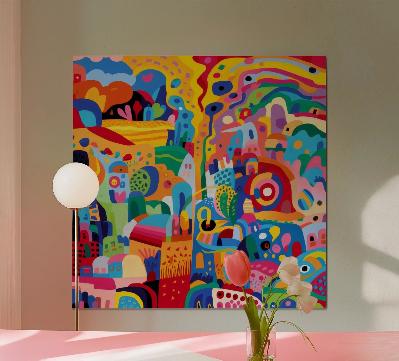 Chaos urbain joyeux poster de Ember Stone