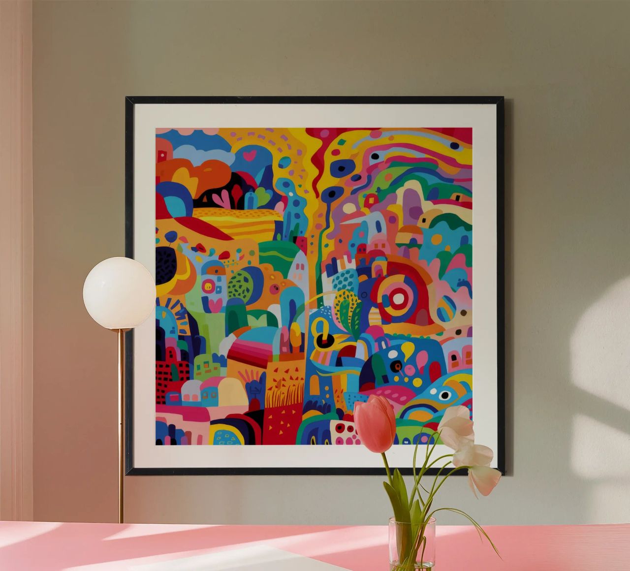 Chaos urbain joyeux poster de Ember Stone