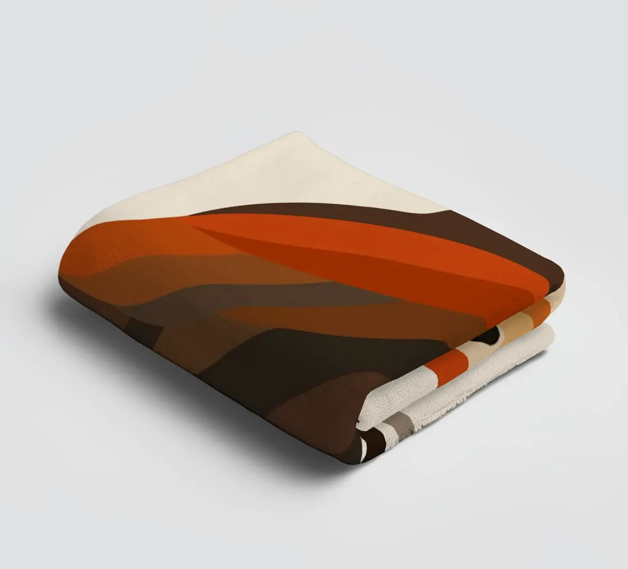 Woodpecker on tree trunk - stylised bird motif towel by namosh