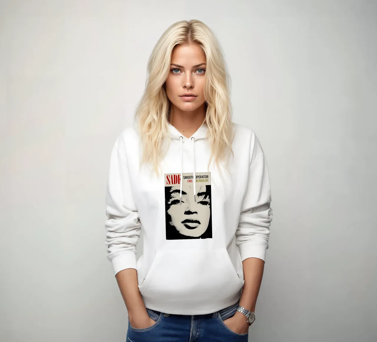 Sade Iconic Style felpa con cappuccio da Attaboy Dsgn