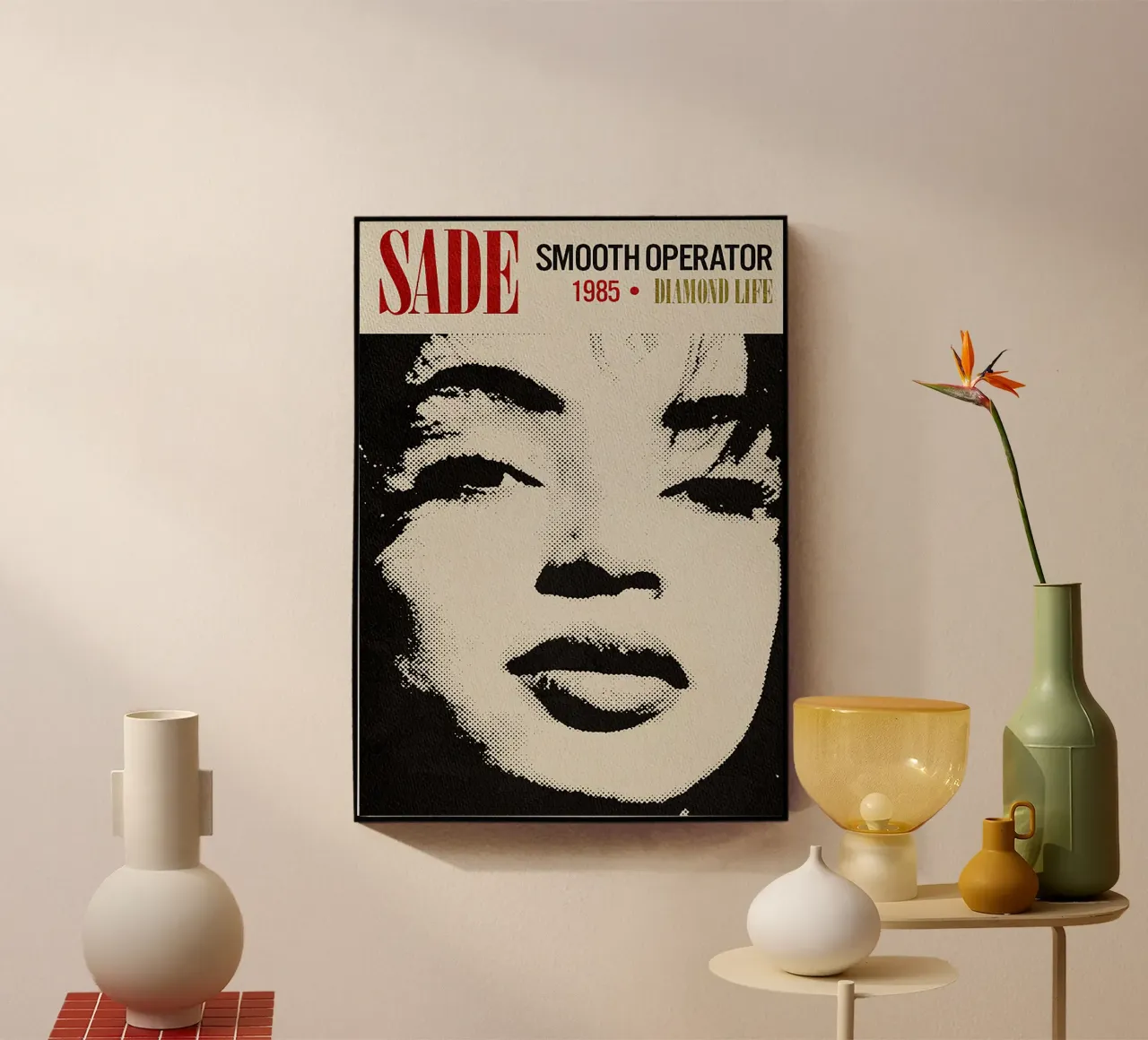 Sade Iconic Style plexiglass da Attaboy Dsgn