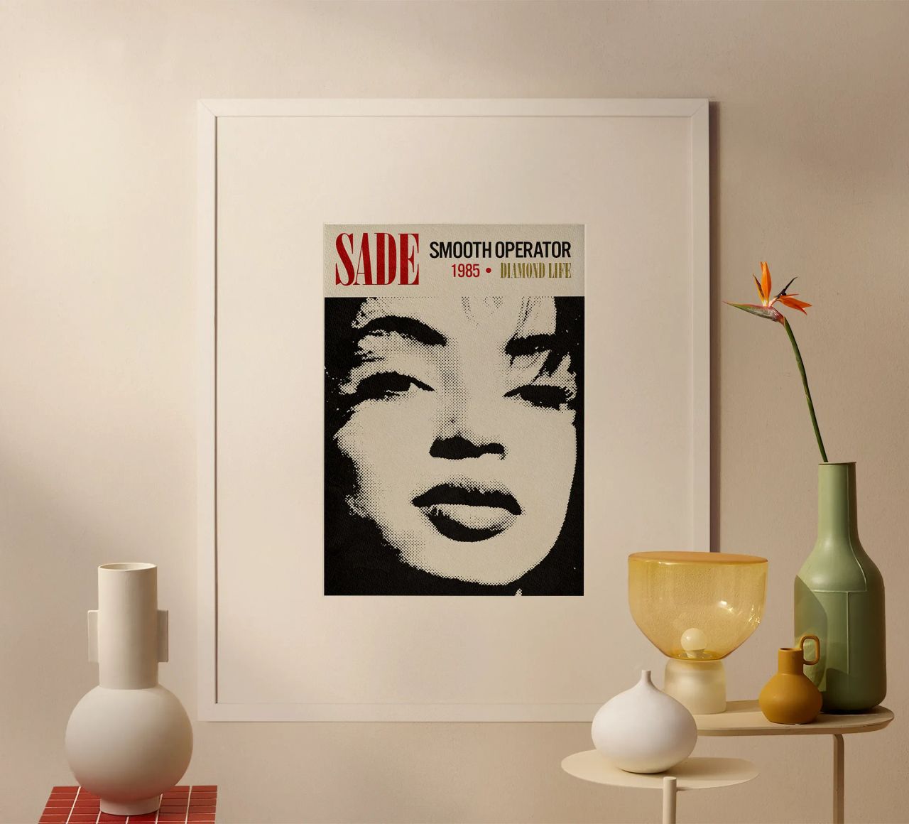 Sade Iconic Style Poster von Attaboy Dsgn