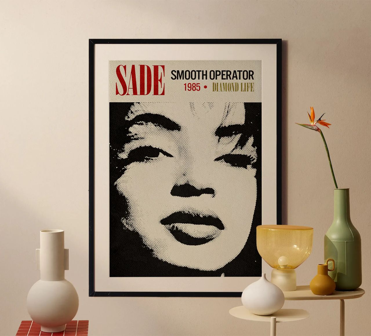 Sade Iconic Style Poster von Attaboy Dsgn