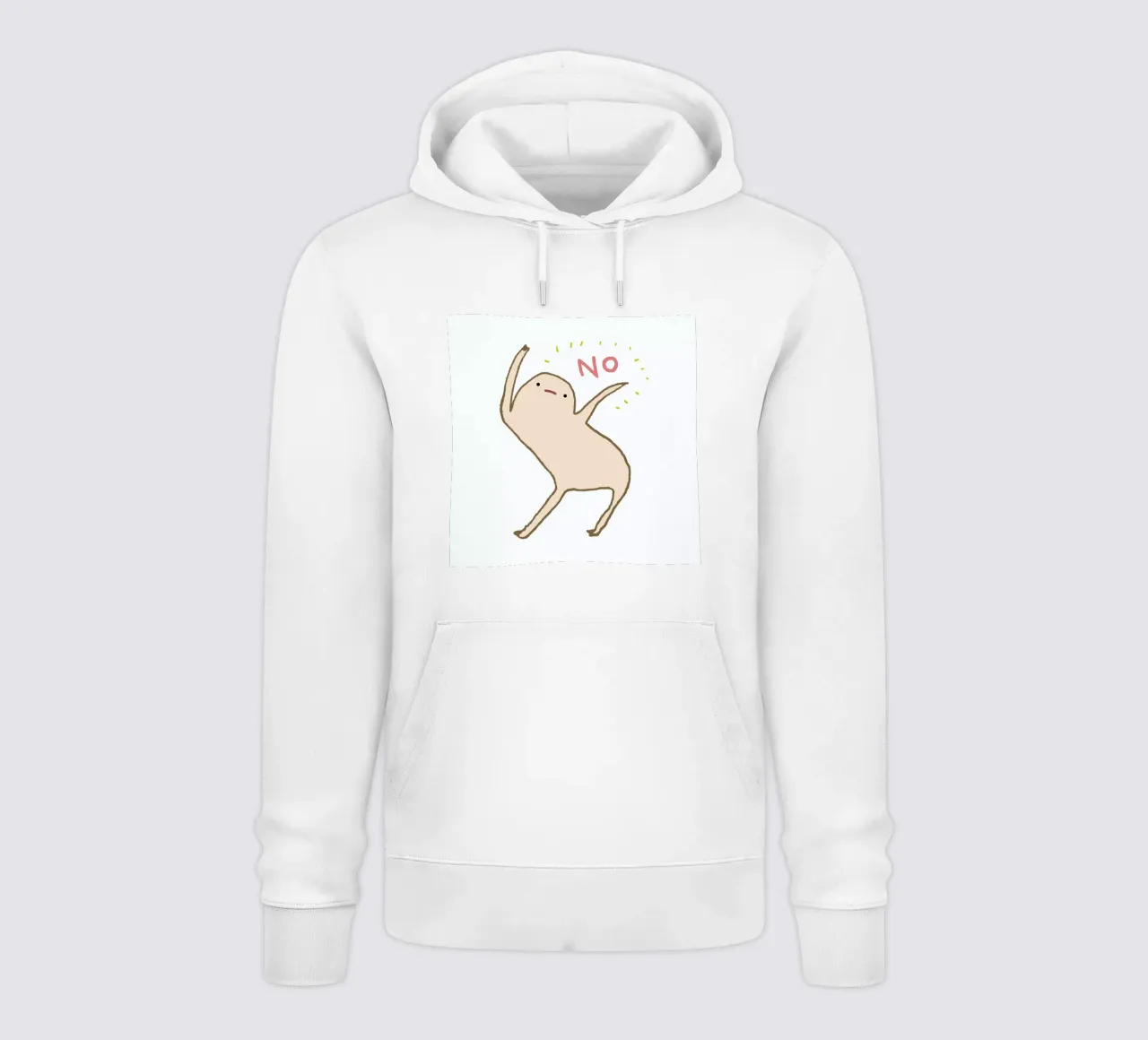 Honest Blob Says No felpa con cappuccio da Sophie Corrigan