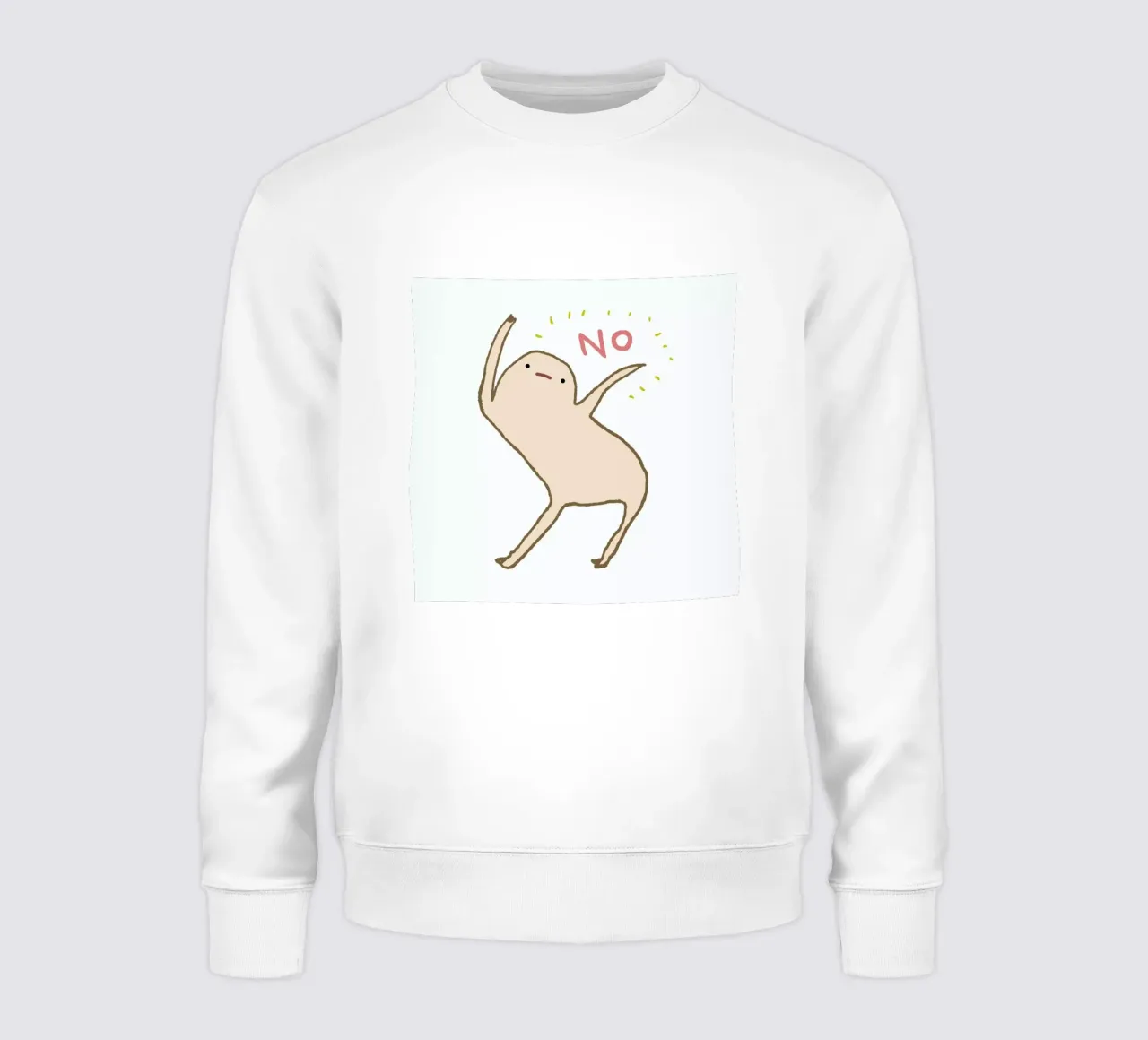 Honest Blob Says No Sweatshirt von Sophie Corrigan