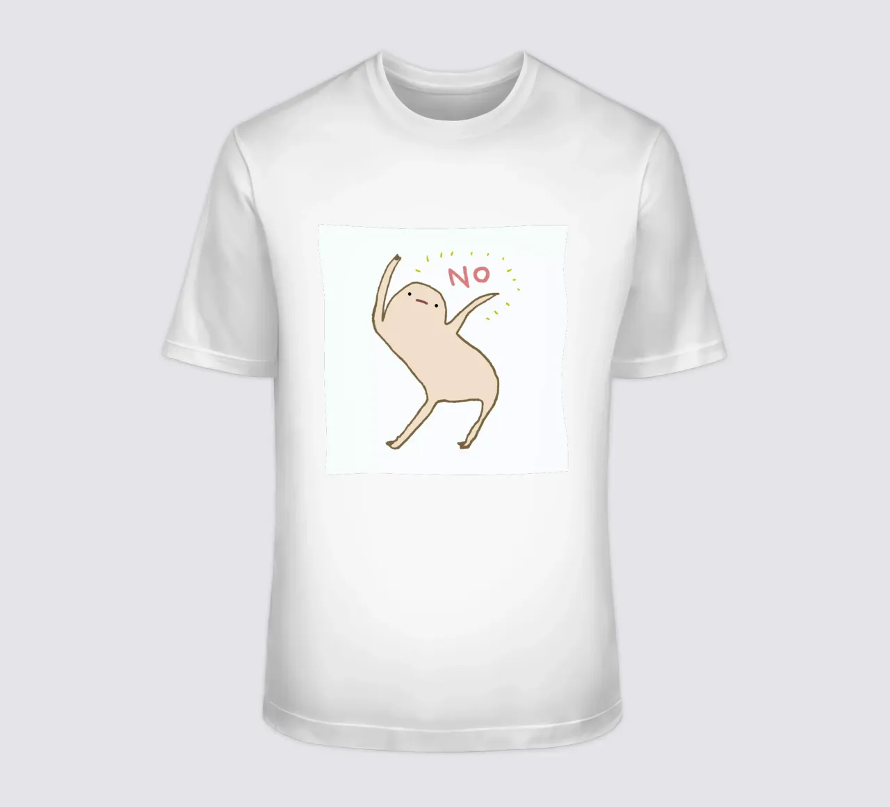 Honest Blob Says No t-shirt da Sophie Corrigan