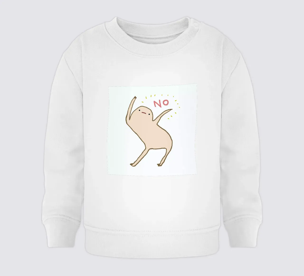 Honest Blob Says No felpa neonato da Sophie Corrigan